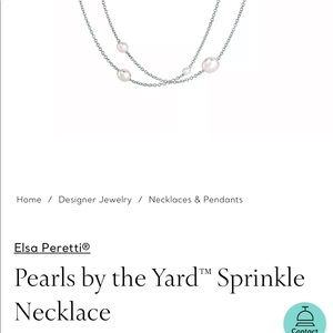 Tiffany & Co Elsa Peretti Pearls by the Yard Sprinkle Necklace